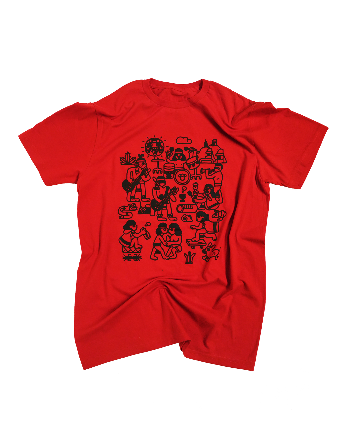 Maldito Perrito Playera Roja