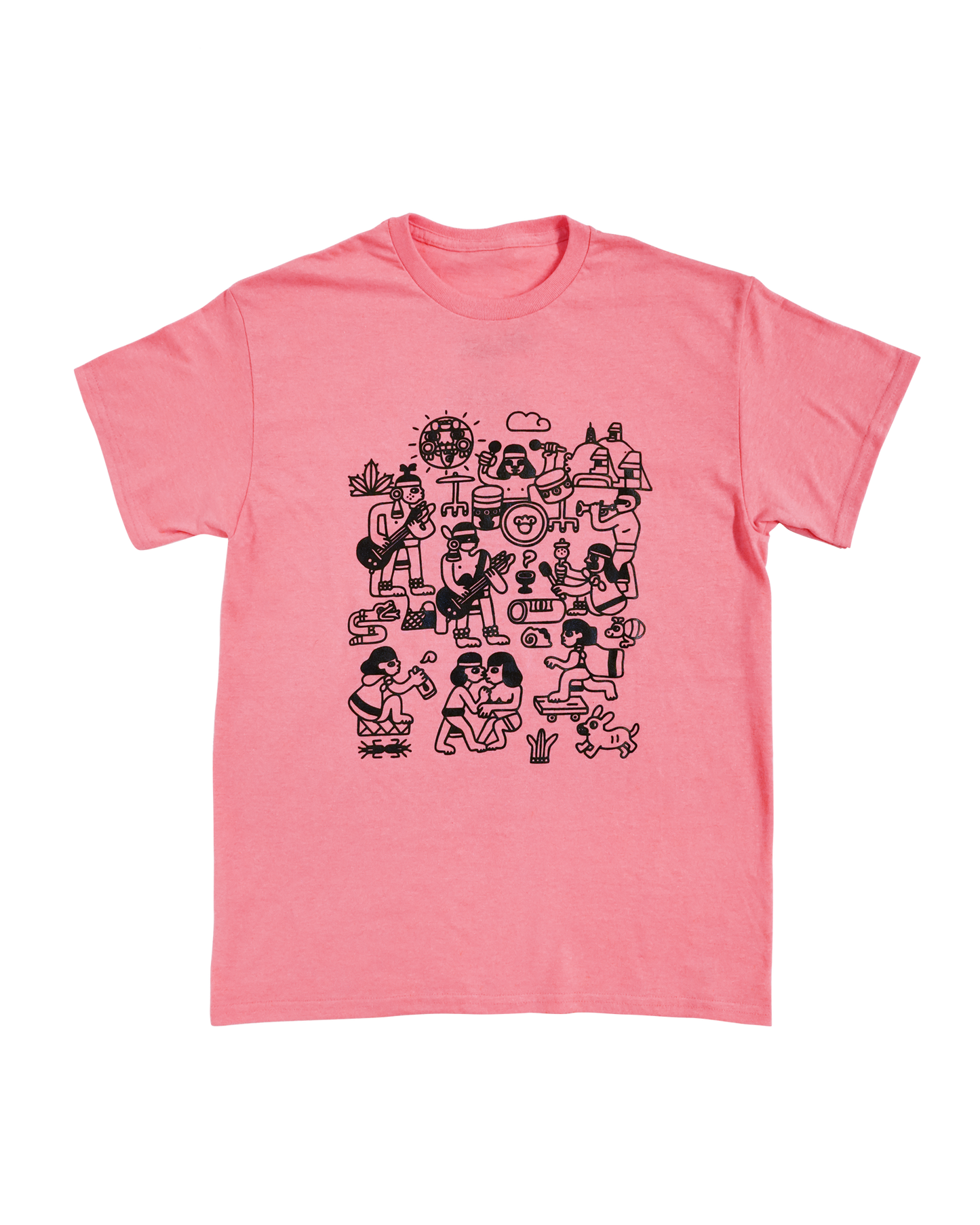 Maldito Perrito Playera Salmón