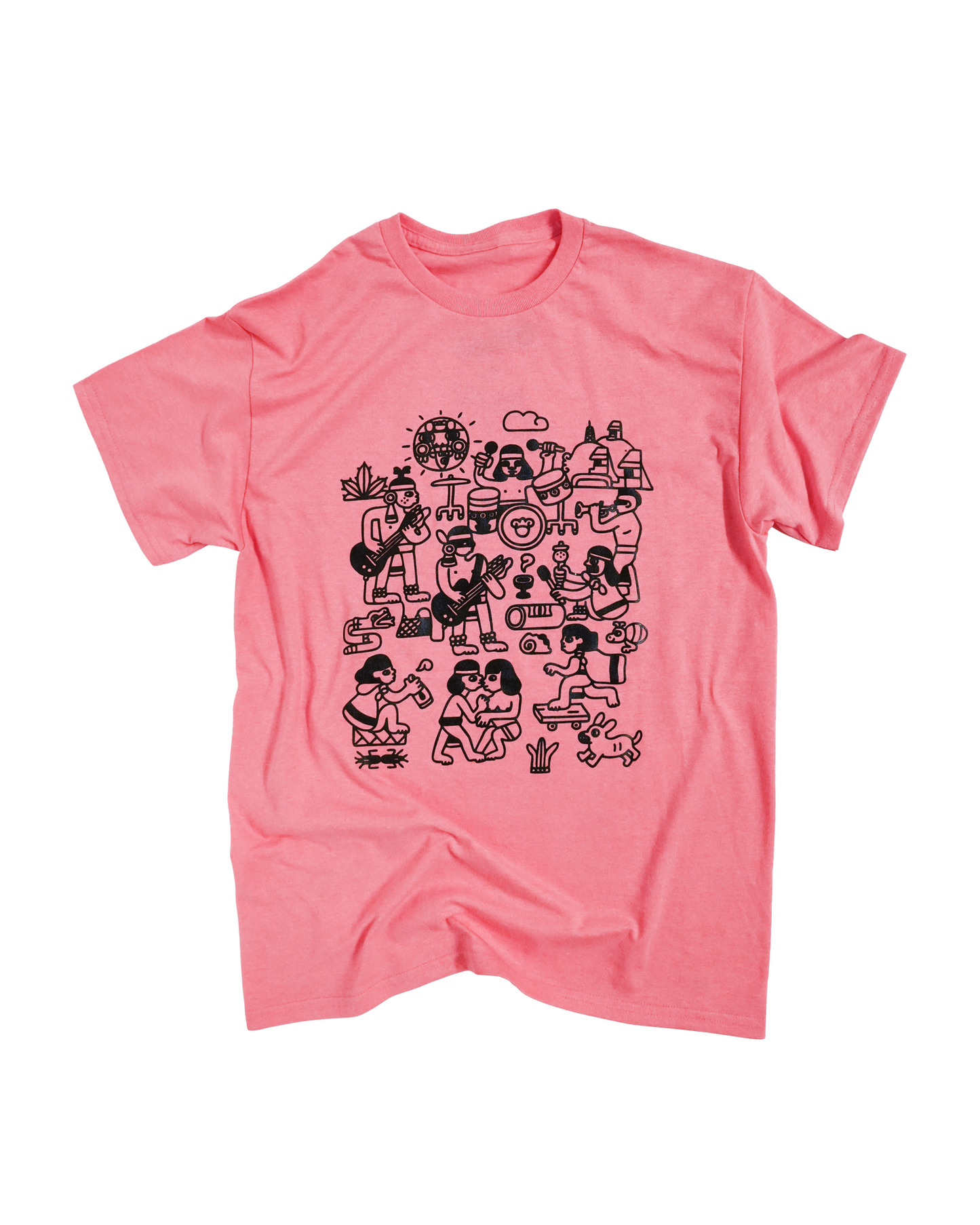 Maldito Perrito Playera Salmón