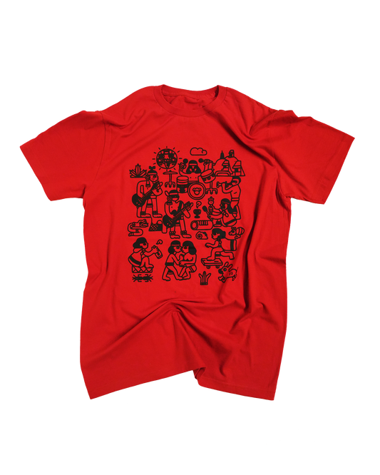 Maldito Perrito Playera Roja